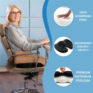 Ortopedska blazina za sedenje – ComfortLux - Image 2